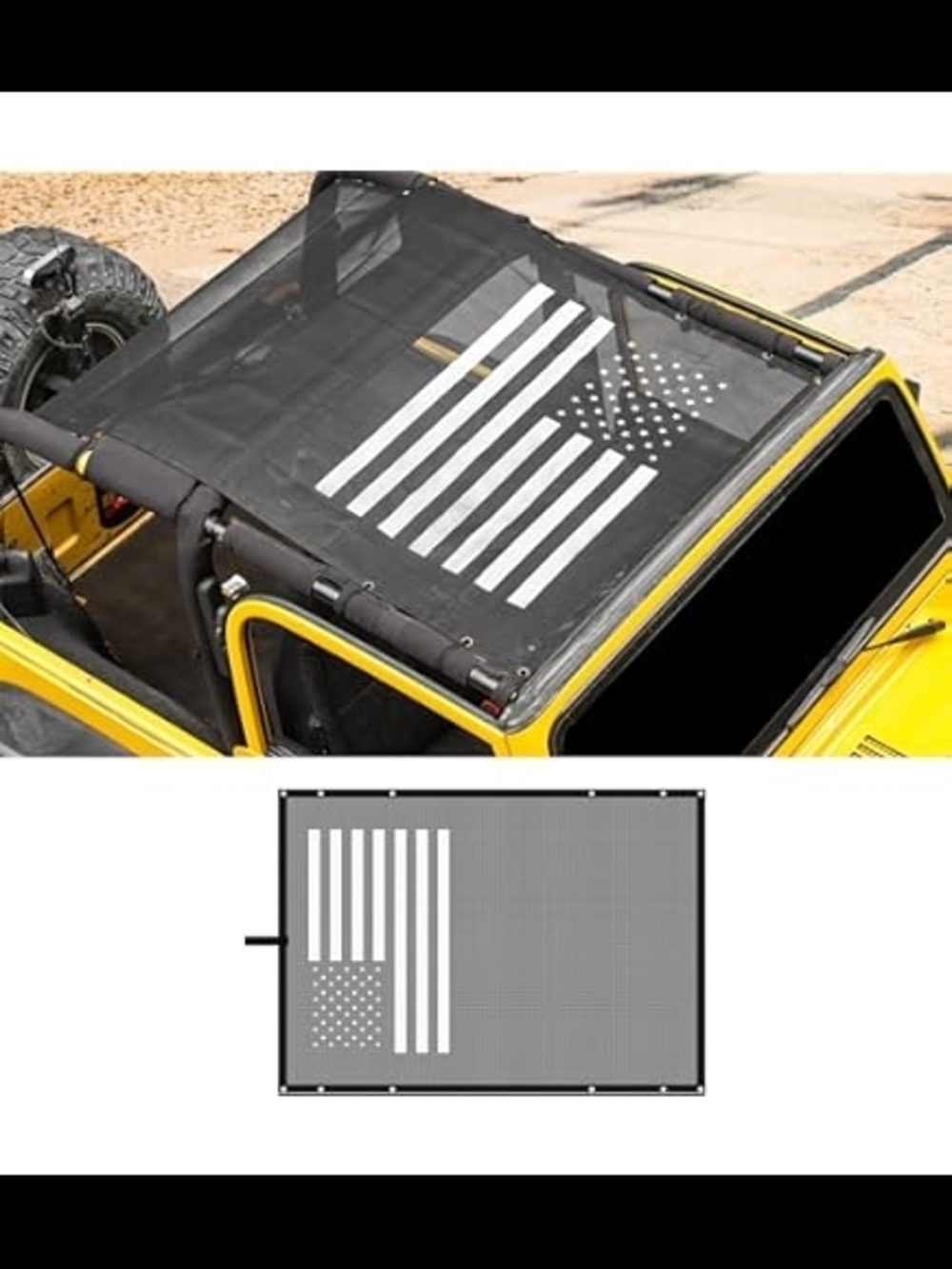 RT-TCZ Jeep Wrangler TJ Mesh Bikini Top - Picture 13 of 13